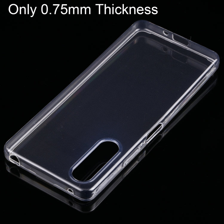 For Sony Xperia 10 IV 0.75mm Ultra-thin Transparent TPU Phone Case by buy2fix