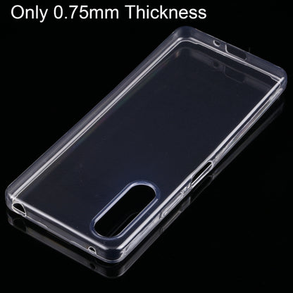 For Sony Xperia 10 IV 0.75mm Ultra-thin Transparent TPU Phone Case by buy2fix