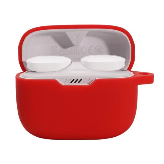 Earphone Protective Case with Hanging Buckle For JBL T130NC(Red)