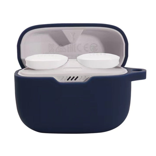 Earphone Protective Case with Hanging Buckle For JBL T130NC(Afternoon Blue)