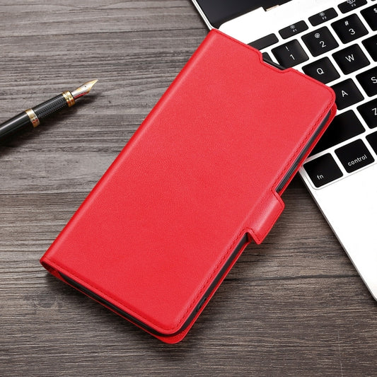 For Huawei P10 Plus Ultra-thin Voltage Side Buckle PU + TPU Leather Phone Case(Red) - Huawei Cases by buy2fix | Online Shopping UK | buy2fix