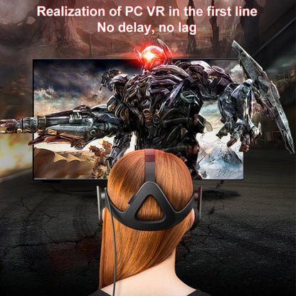 USB Male to USB 3.2 Gen1 Type-C Elbow VR Link Cable For Oculus Quest 1 / 2, Cable Length:3m(Black) by buy2fix