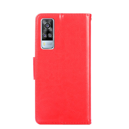 For vivo Y51 2020 4G Crystal Texture Leather Phone Case(Red) - vivo Cases by buy2fix | Online Shopping UK | buy2fix