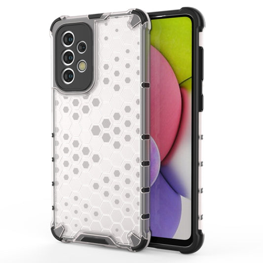For Samsung Galaxy A33 5G Shockproof Honeycomb PC + TPU Phone Case(White) - Galaxy Phone Cases by buy2fix | Online Shopping UK | buy2fix