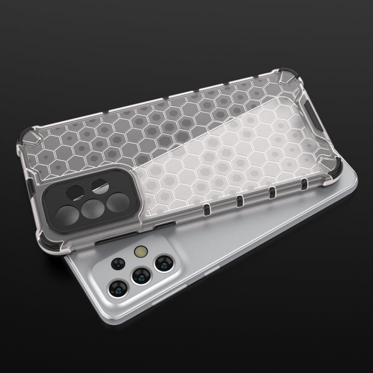 For Samsung Galaxy A33 5G Shockproof Honeycomb PC + TPU Phone Case(White) - Galaxy Phone Cases by buy2fix | Online Shopping UK | buy2fix