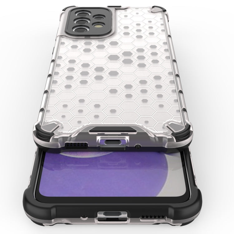 For Samsung Galaxy A33 5G Shockproof Honeycomb PC + TPU Phone Case(White) - Galaxy Phone Cases by buy2fix | Online Shopping UK | buy2fix