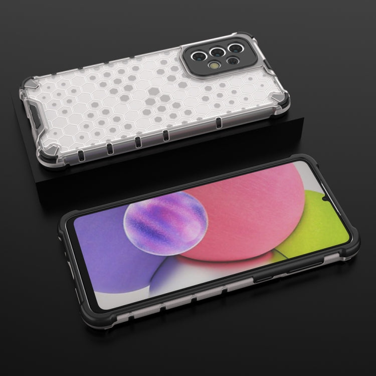 For Samsung Galaxy A33 5G Shockproof Honeycomb PC + TPU Phone Case(White) - Galaxy Phone Cases by buy2fix | Online Shopping UK | buy2fix