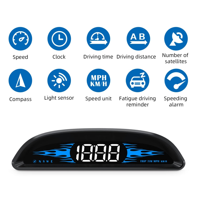 G2 Car HD GPS Head-Up Display HUD System - Head Up Display System by buy2fix | Online Shopping UK | buy2fix