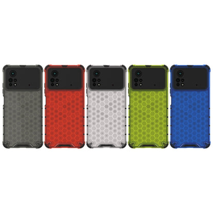 For Xiaomi Poco X4 Pro 5G Shockproof Honeycomb PC + TPU Case(White) - Xiaomi Cases by buy2fix | Online Shopping UK | buy2fix