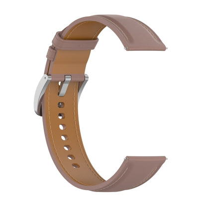 20mm Universal Genuine Leather Watch Band(Dark Pink) - 20mm Bands by buy2fix | Online Shopping UK | buy2fix
