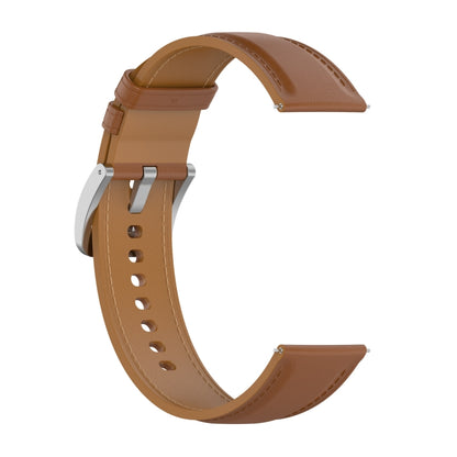 20mm Universal Genuine Leather Watch Band(Light Brown) - 20mm Bands by buy2fix | Online Shopping UK | buy2fix