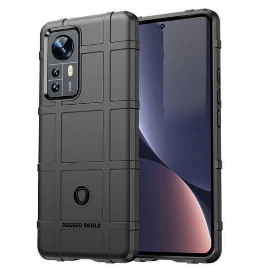 Pour Xiaomi 12 Pro Coque TPU antichoc à couverture complète (noir)