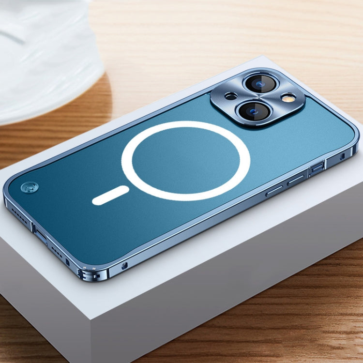 For iPhone 13 mini MagSafe Magnetic Frosted Case (Blue) by buy2fix