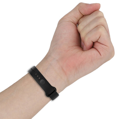 For Xiaomi Redmi Band Pro Solid Color Silicone Watch Band(Black) - Watch Bands by buy2fix | Online Shopping UK | buy2fix