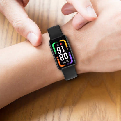 For Xiaomi Redmi Band Pro Solid Color Silicone Watch Band(Black) - Watch Bands by buy2fix | Online Shopping UK | buy2fix