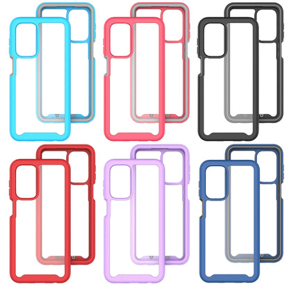 For Samsung Galaxy A23 4G Starry Sky Solid Color Series Shockproof PC + TPU Phone Case(Black) by buy2fix