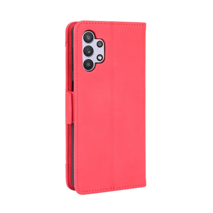 For Samsung Galaxy A13 4G Skin Feel Calf Pattern Leather Phone Case(Red) by buy2fix