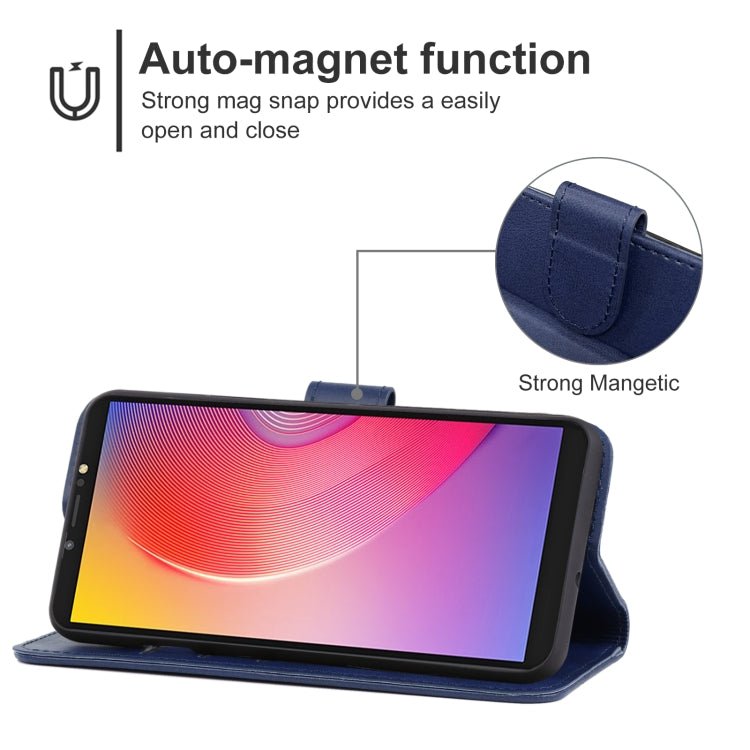 Leather Phone Case For Infinix Smart 2 HD(Blue) - Infinix Cases by buy2fix | Online Shopping UK | buy2fix