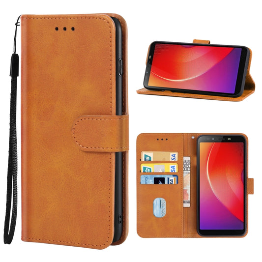 Leather Phone Case For Infinix Smart 2(Brown) - Infinix Cases by buy2fix | Online Shopping UK | buy2fix