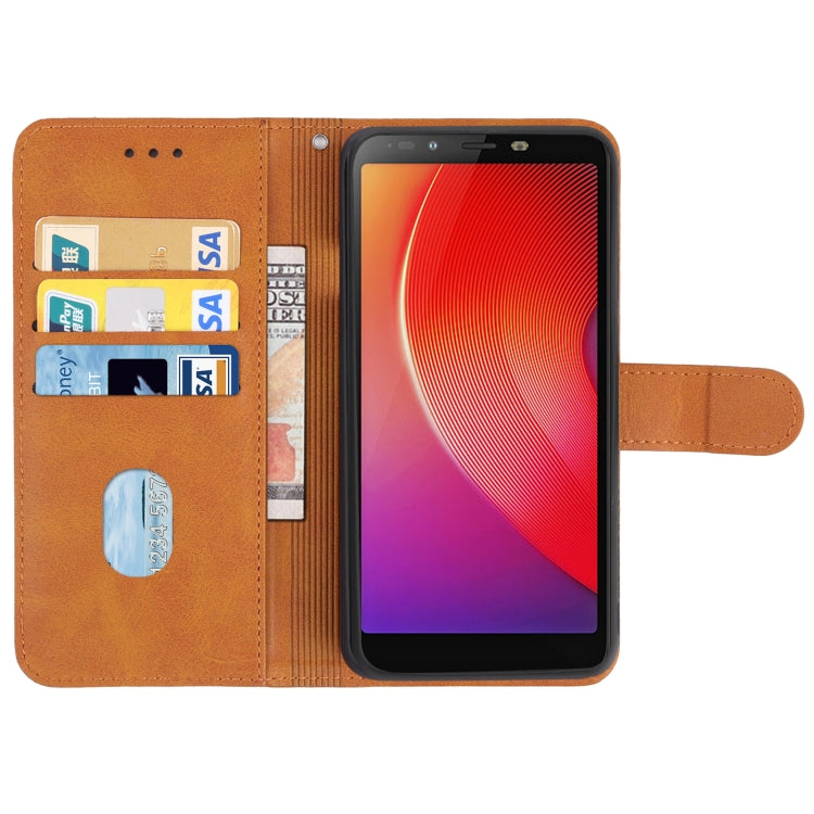 Leather Phone Case For Infinix Smart 2(Brown) - Infinix Cases by buy2fix | Online Shopping UK | buy2fix