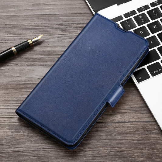 For Nokia 1.4 Ultra-thin Voltage Side Buckle PU + TPU Leather Phone Case(Blue) - Nokia Cases by buy2fix | Online Shopping UK | buy2fix