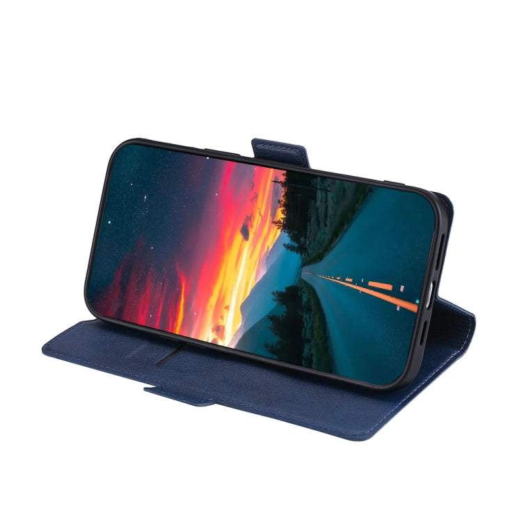 For Nokia 1.4 Ultra-thin Voltage Side Buckle PU + TPU Leather Phone Case(Blue) - Nokia Cases by buy2fix | Online Shopping UK | buy2fix