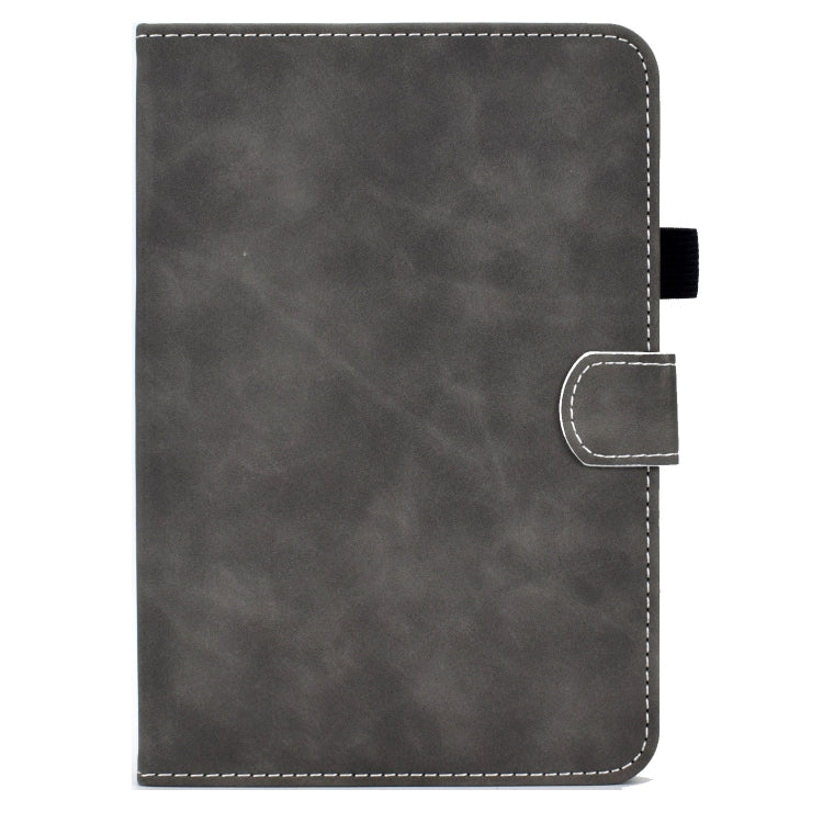 For Lenovo Legion Y700 Cowhide Texture Smart Leather Tablet Case(Grey) - Lenovo by buy2fix | Online Shopping UK | buy2fix