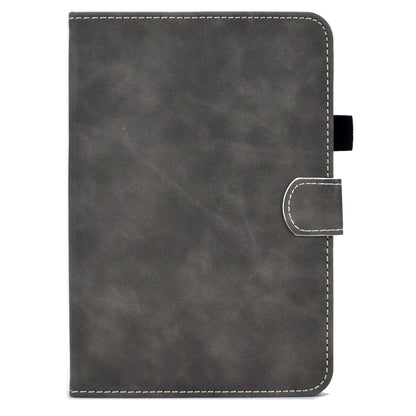 For Lenovo Legion Y700 Cowhide Texture Smart Leather Tablet Case(Grey) - Lenovo by buy2fix | Online Shopping UK | buy2fix