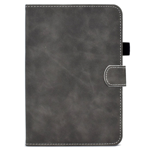 For Lenovo Legion Y700 Cowhide Texture Smart Leather Tablet Case(Grey) - Lenovo by buy2fix | Online Shopping UK | buy2fix