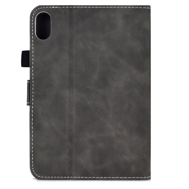 For Lenovo Legion Y700 Cowhide Texture Smart Leather Tablet Case(Grey) - Lenovo by buy2fix | Online Shopping UK | buy2fix