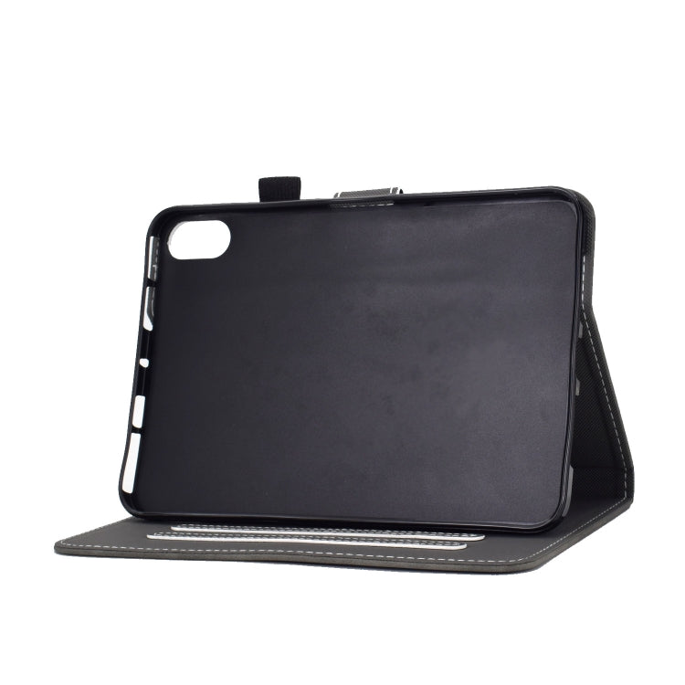 For Lenovo Legion Y700 Cowhide Texture Smart Leather Tablet Case(Grey) - Lenovo by buy2fix | Online Shopping UK | buy2fix