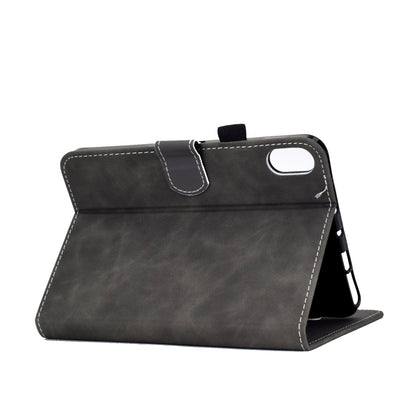 For Lenovo Legion Y700 Cowhide Texture Smart Leather Tablet Case(Grey) - Lenovo by buy2fix | Online Shopping UK | buy2fix