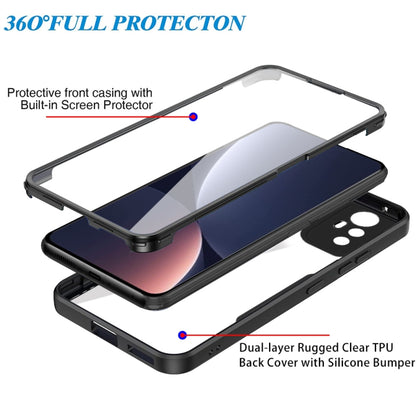 For Xiaomi 12 Pro 5G Acrylic + TPU 360 Degrees Full Coverage Shockproof Phone Case(Purple) by buy2fix