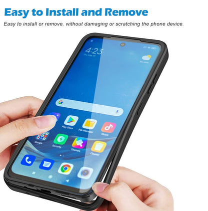 For Xiaomi 12 Pro 5G Acrylic + TPU 360 Degrees Full Coverage Shockproof Phone Case(Black) by buy2fix