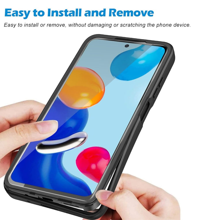 For Xiaomi Redmi Note 11 4G Global Acrylic + TPU 360 Degrees Full Coverage Shockproof Phone Case(Purple) - Xiaomi Cases by buy2fix | Online Shopping UK | buy2fix