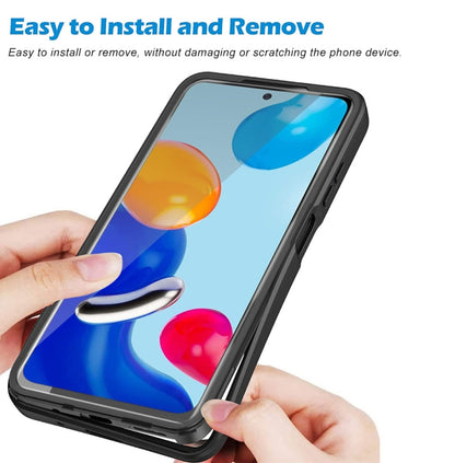 For Xiaomi Redmi Note 11 4G Global Acrylic + TPU 360 Degrees Full Coverage Shockproof Phone Case(Purple) - Xiaomi Cases by buy2fix | Online Shopping UK | buy2fix
