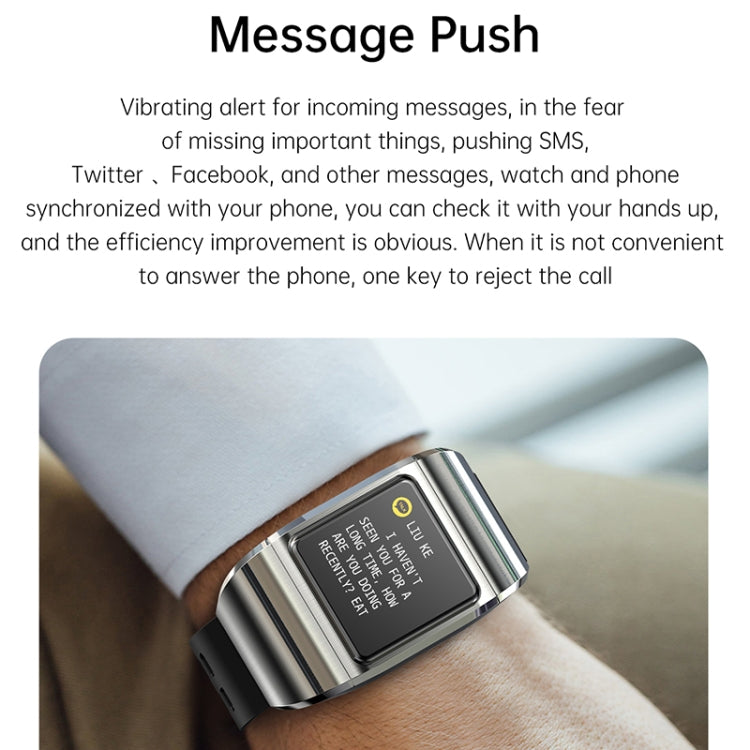 G36pro 1.3 inch IPS Screen Earphone Smart Watch,Support Blood Pressure Measurement / Sleep Monitoring(Black) by buy2fix