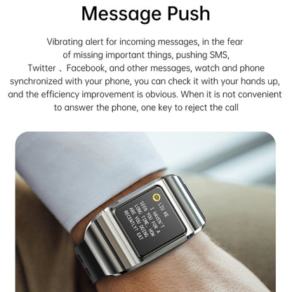 G36pro 1.3 inch IPS Screen Earphone Smart Watch,Support Blood Pressure Measurement / Sleep Monitoring(Black) by buy2fix