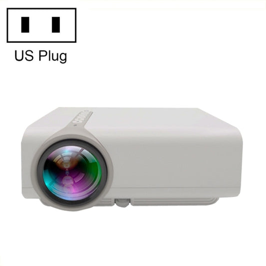 YG530 LED Small 1080P Wireless Screen Mirroring Projector, Power Plug:US Plug(White) - LED Projector by buy2fix | Online Shopping UK | buy2fix