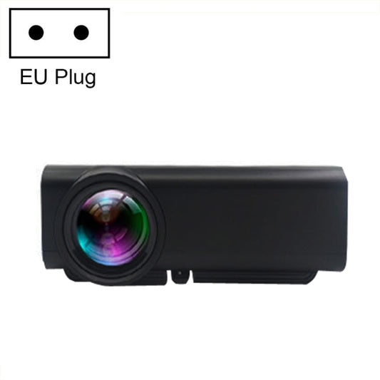 YG530 LED Small 1080P Wireless Screen Mirroring Projector, Power Plug:EU Plug(Black) - LED Projector by buy2fix | Online Shopping UK | buy2fix