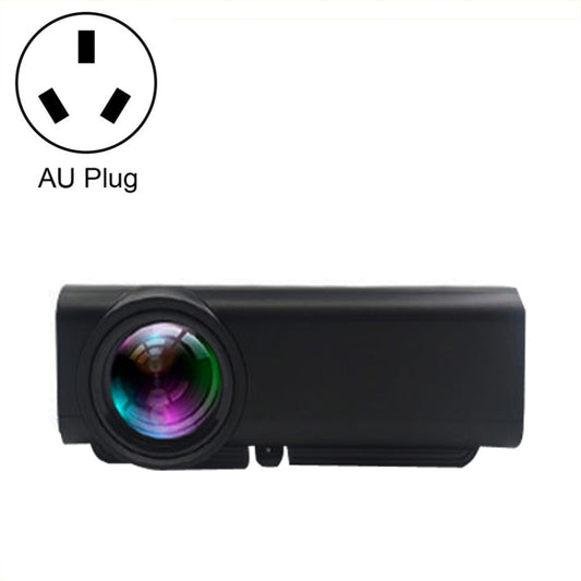 YG530 LED Small 1080P Wireless Screen Mirroring Projector, Power Plug:AU Plug(Black) - LED Projector by buy2fix | Online Shopping UK | buy2fix