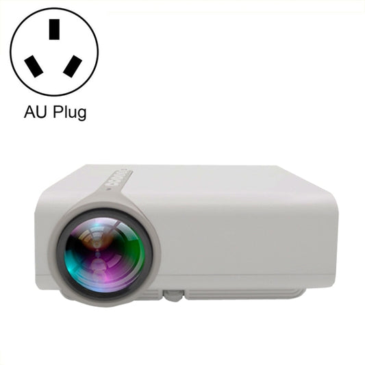 YG530 LED Small 1080P Wireless Screen Mirroring Projector, Power Plug:AU Plug(White) - LED Projector by buy2fix | Online Shopping UK | buy2fix