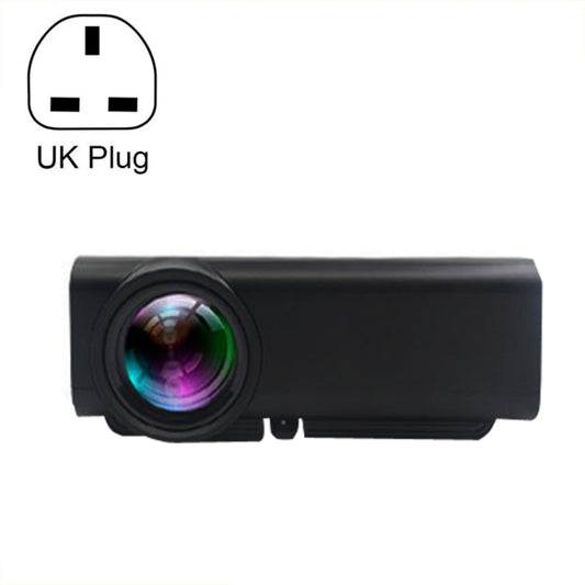 YG530 LED Small 1080P Wireless Screen Mirroring Projector, Power Plug:UK Plug(White) - LED Projector by buy2fix | Online Shopping UK | buy2fix