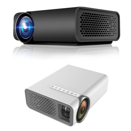 YG530 LED Small 1080P Wireless Screen Mirroring Projector, Power Plug:UK Plug(White) - LED Projector by buy2fix | Online Shopping UK | buy2fix