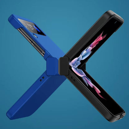 For Samsung Galaxy Z Flip3 5G PC Skin Feel Folding Phone Case(Black) - Galaxy Phone Cases by buy2fix | Online Shopping UK | buy2fix