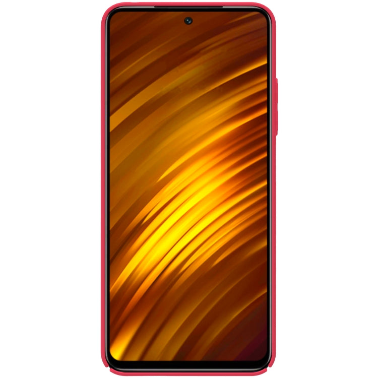 For Xiaomi Poco M4 Pro NILLKIN Frosted PC Phone Case(Red) - Xiaomi Cases by NILLKIN | Online Shopping UK | buy2fix
