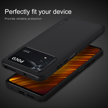 For Xiaomi Poco M4 Pro NILLKIN Frosted PC Phone Case(Red) - Xiaomi Cases by NILLKIN | Online Shopping UK | buy2fix