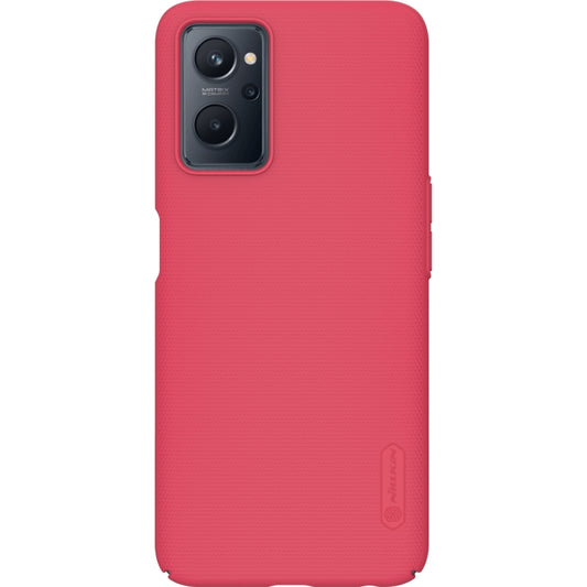 For OPPO Realme 9i NILLKIN Frosted PC Phone Case(Red) - Realme Cases by NILLKIN | Online Shopping UK | buy2fix