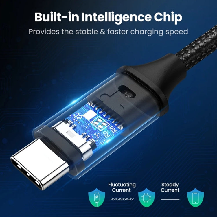 USB-C / Type-C Male to USB-C / Type-C Male Thunderbolt 3 Data Cable, Cable Length:30cm by buy2fix