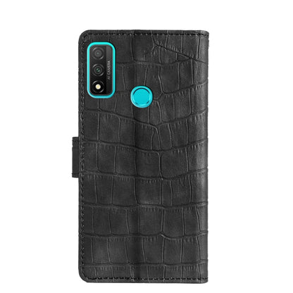 For Huawei P smart 2020 Skin Feel Crocodile Texture Magnetic Clasp PU Leather Phone Case(Black) - Huawei Cases by buy2fix | Online Shopping UK | buy2fix